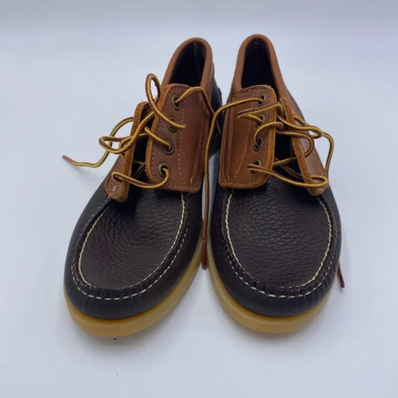 LL bean NEW leather loafers boat shoes narrow